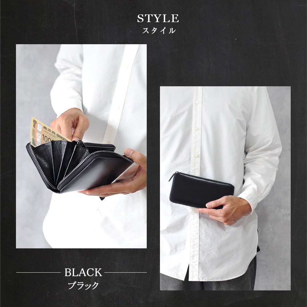 【新品未使用】点と線　ブラック　new-ushua3財布　ギボシ　右利き用 新品未使用】点と線 ブラック new-ushua3財布 ギボシ 右利き用 告知】3