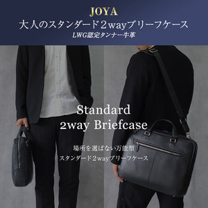 JOYA シングルブリーフ ビジネスバッグ 本革 メンズ 鞄 7L 大容量 おしゃれ 無地 多機能 ブリーフケース 収納 J4021