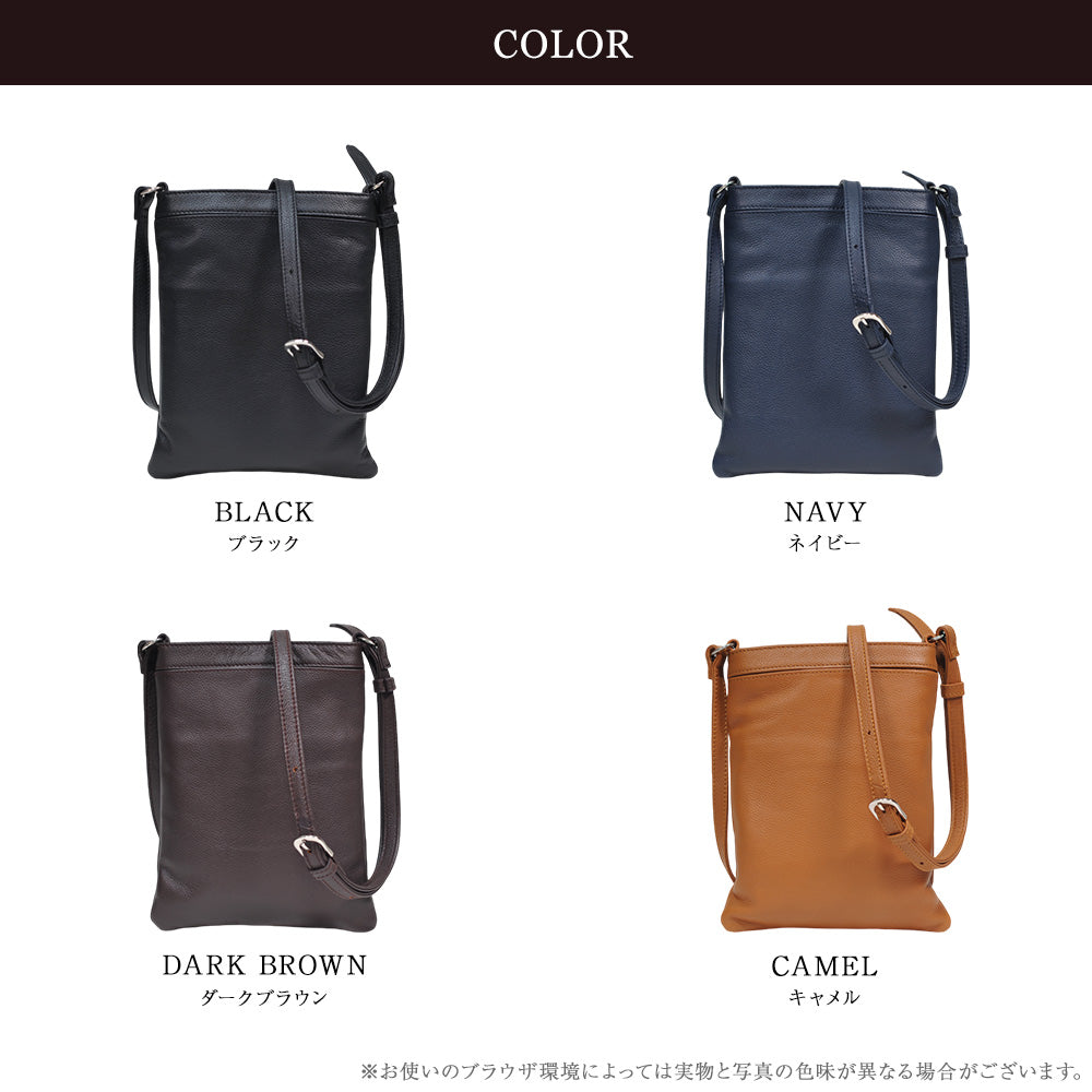 J.S design｜JS-8006 本革 ショルダーバッグ レザー 縦型 肩掛け