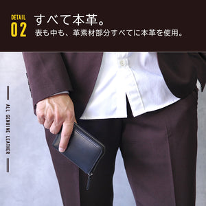 ミニ財布 本革 メンズ ポケット 薄い カードケース スリム シンプル 軽量 おしゃれ スキミング防止 JS3209 j.s design