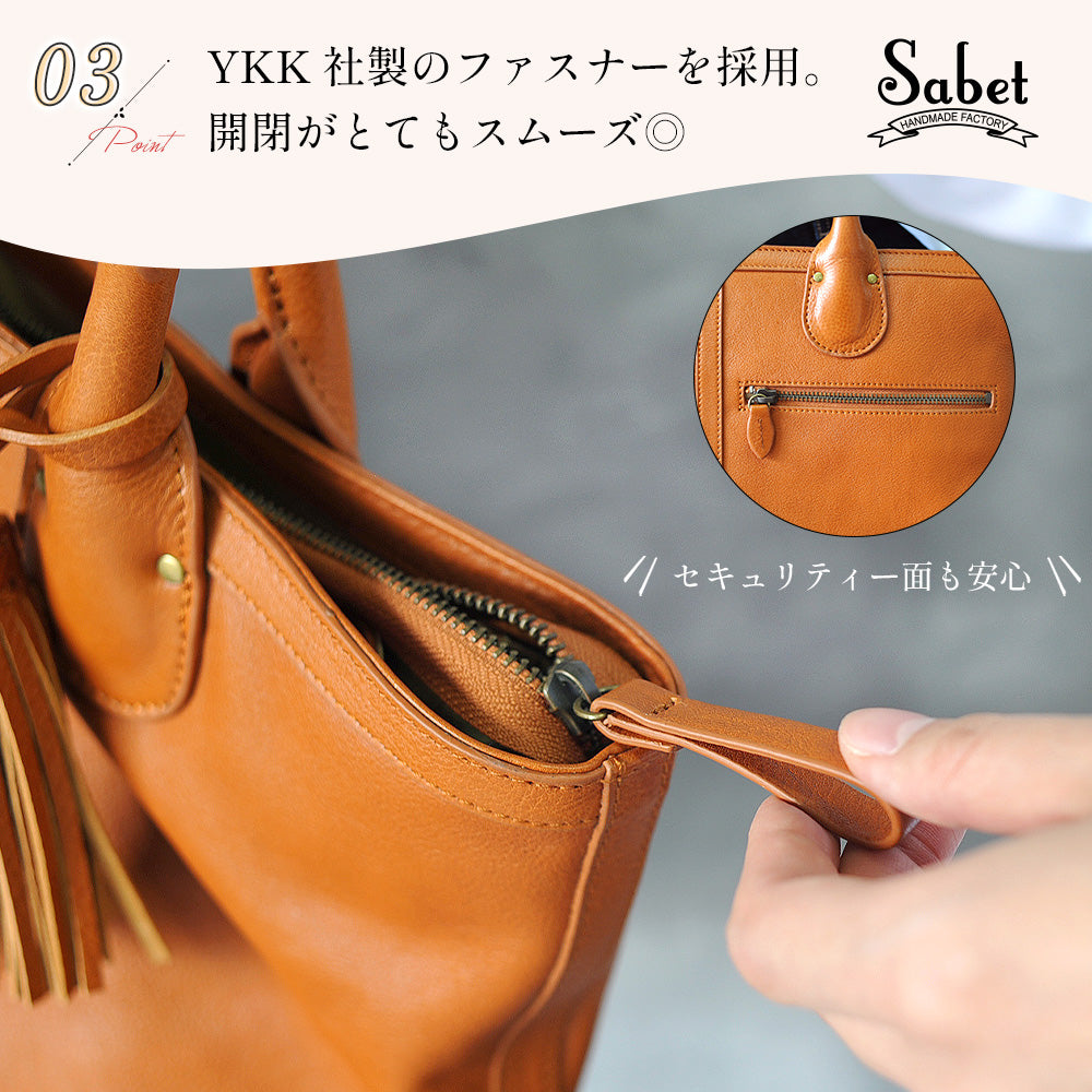 Sabet｜SA5172 本革 ハンドトート バッグ レディース 大容量