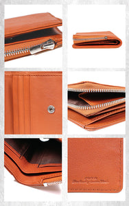JOYA 財布 二つ折り財布 薄型 ミニ財布 本革 コンパクト 財布 メンズ J3102