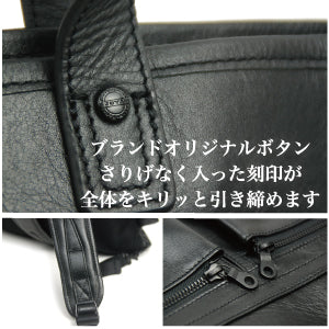 JOYA｜J4833 本革 ヘルメットバッグ 高品質 防水レザー ショルダー